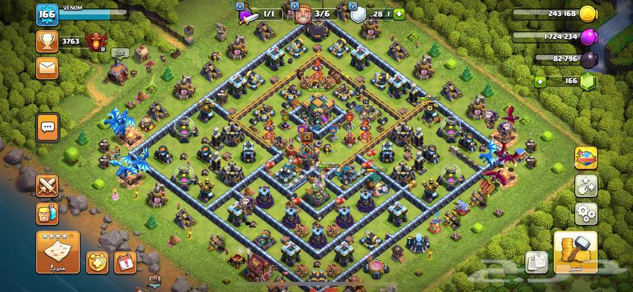 للبيع قلعة كلاش اوف كلانس تون هول14كل شي موضح بالصور64499953411330110