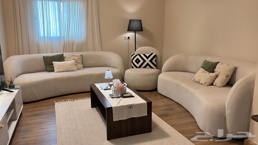 Modern Light Beige 3-Piece Sofa Set64547652642945110