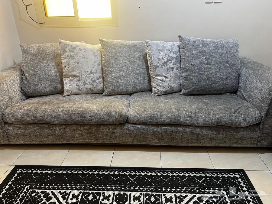 كنب 3 قطع مع مفرشة64547694540162111