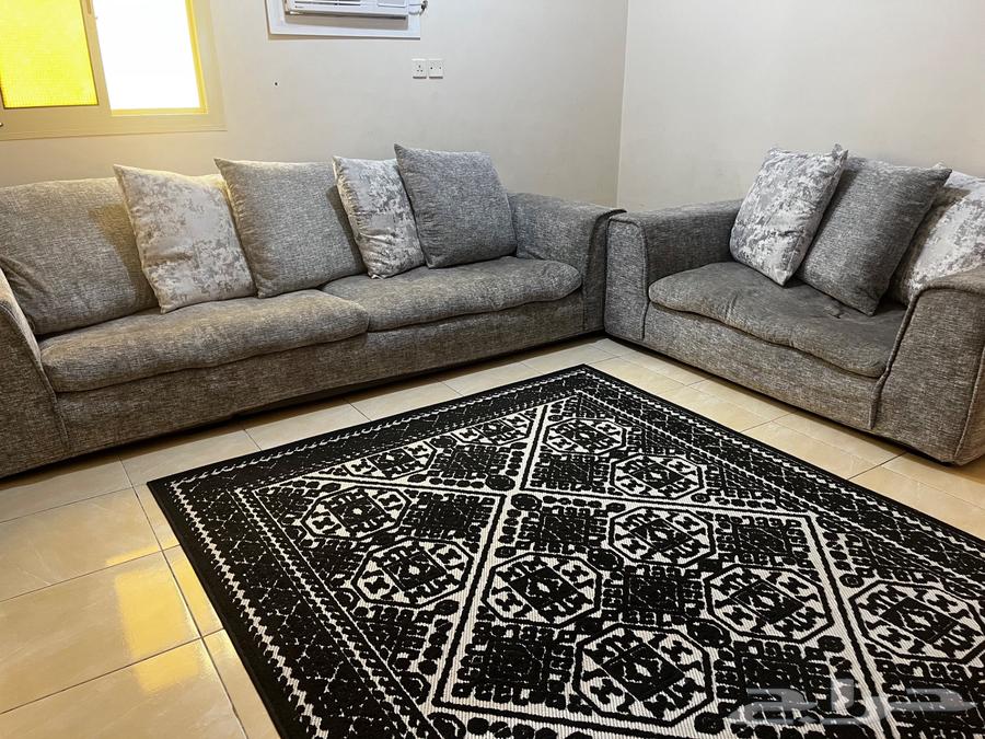 كنب 3 قطع مع مفرشة64547694540162113