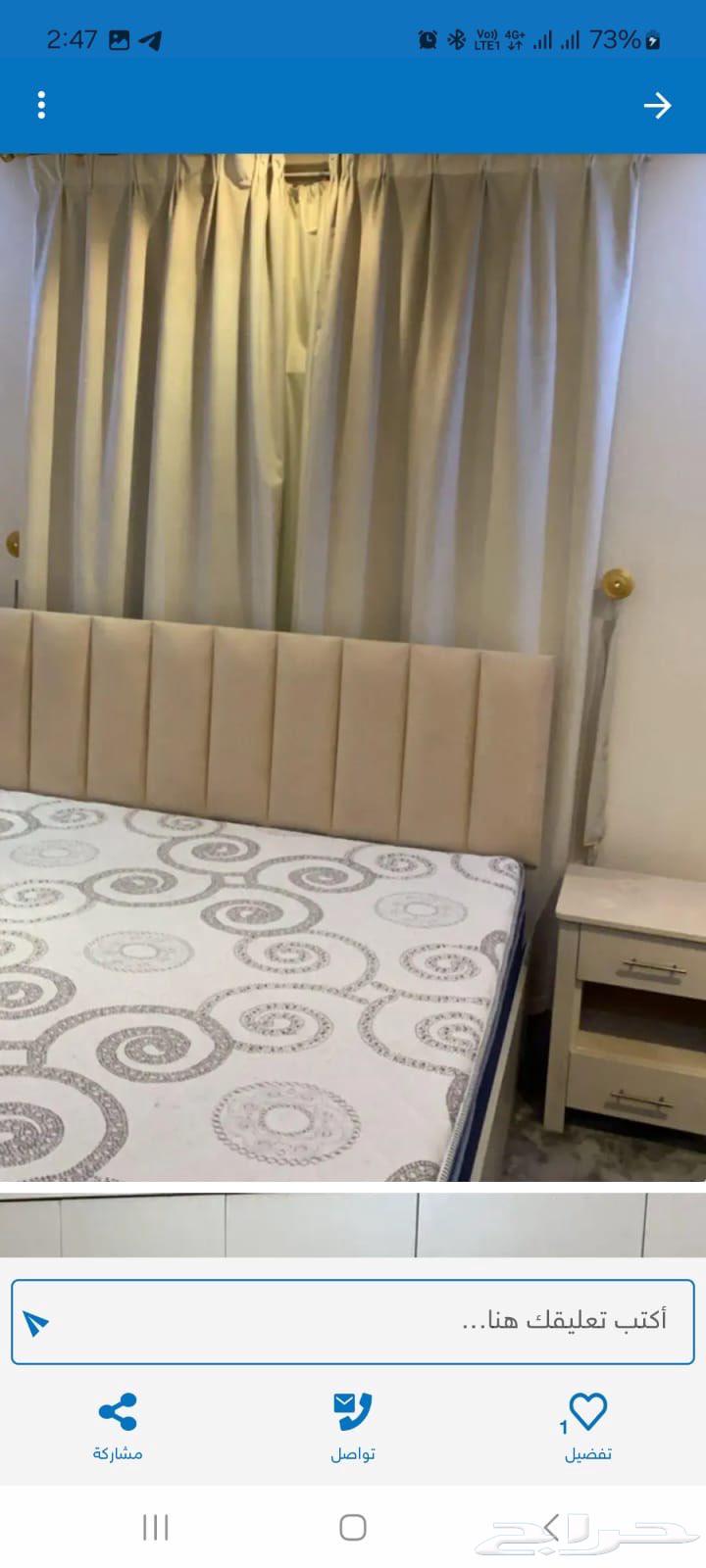 غرفة نوم جديده للبيع64554482891649110