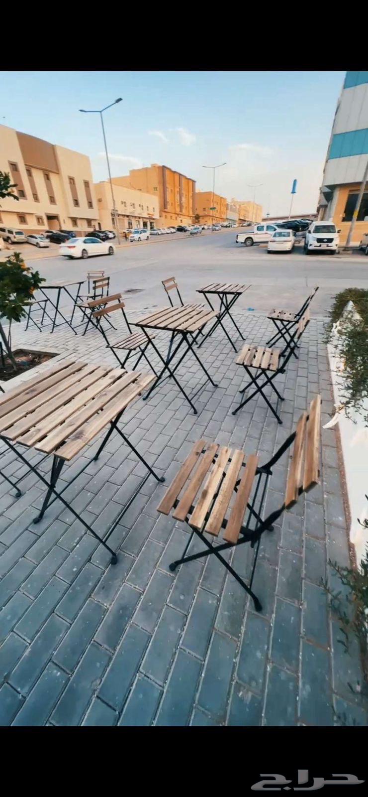 كراسي وطاولات خشب للبيع64563267633410110