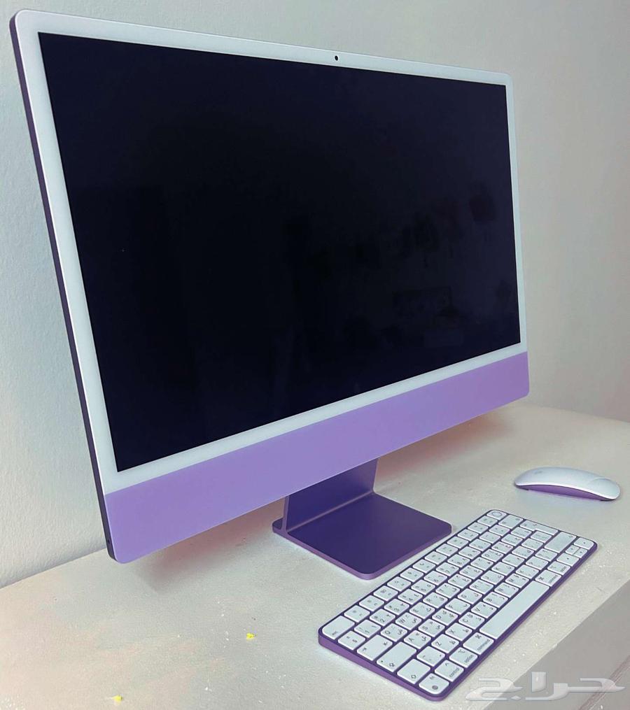 iMac 24-inch Purple, Like New, M1 Processor64555772396162111