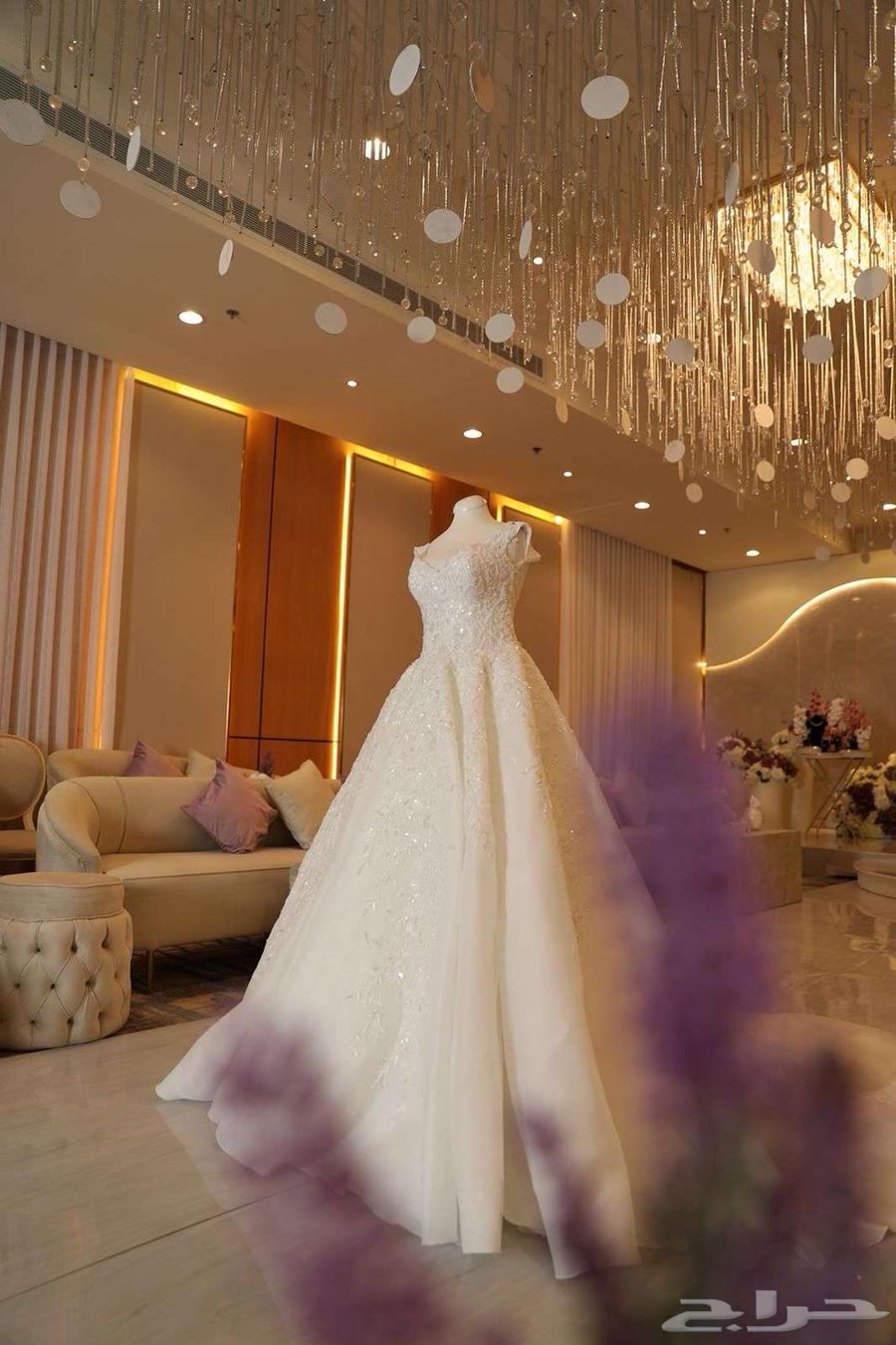 للبيع فستان زواج ابيض موديل جديد نظيف جدا64557907153667111
