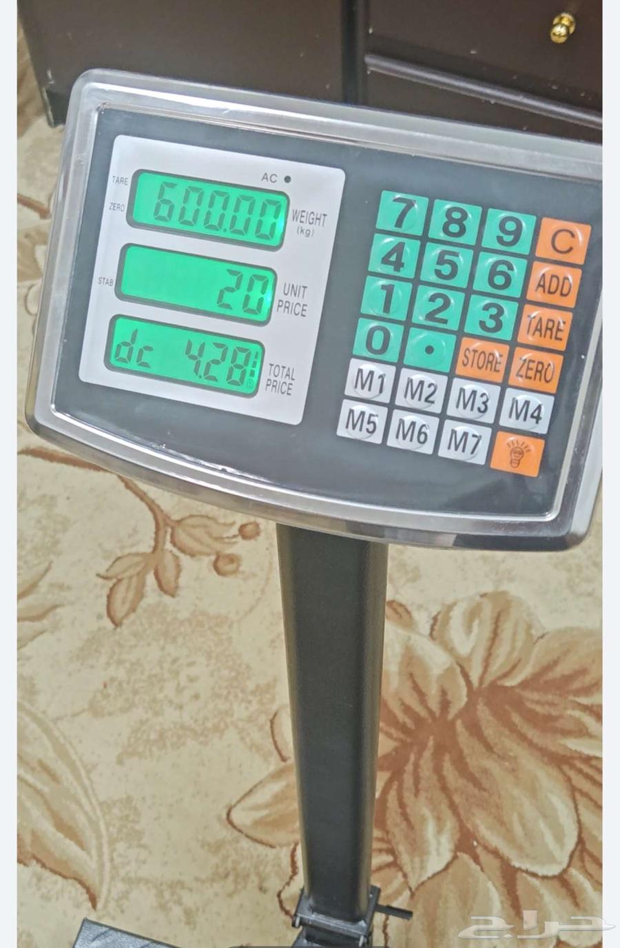 ميزان الكتروني 600 كيلو64562880982785110