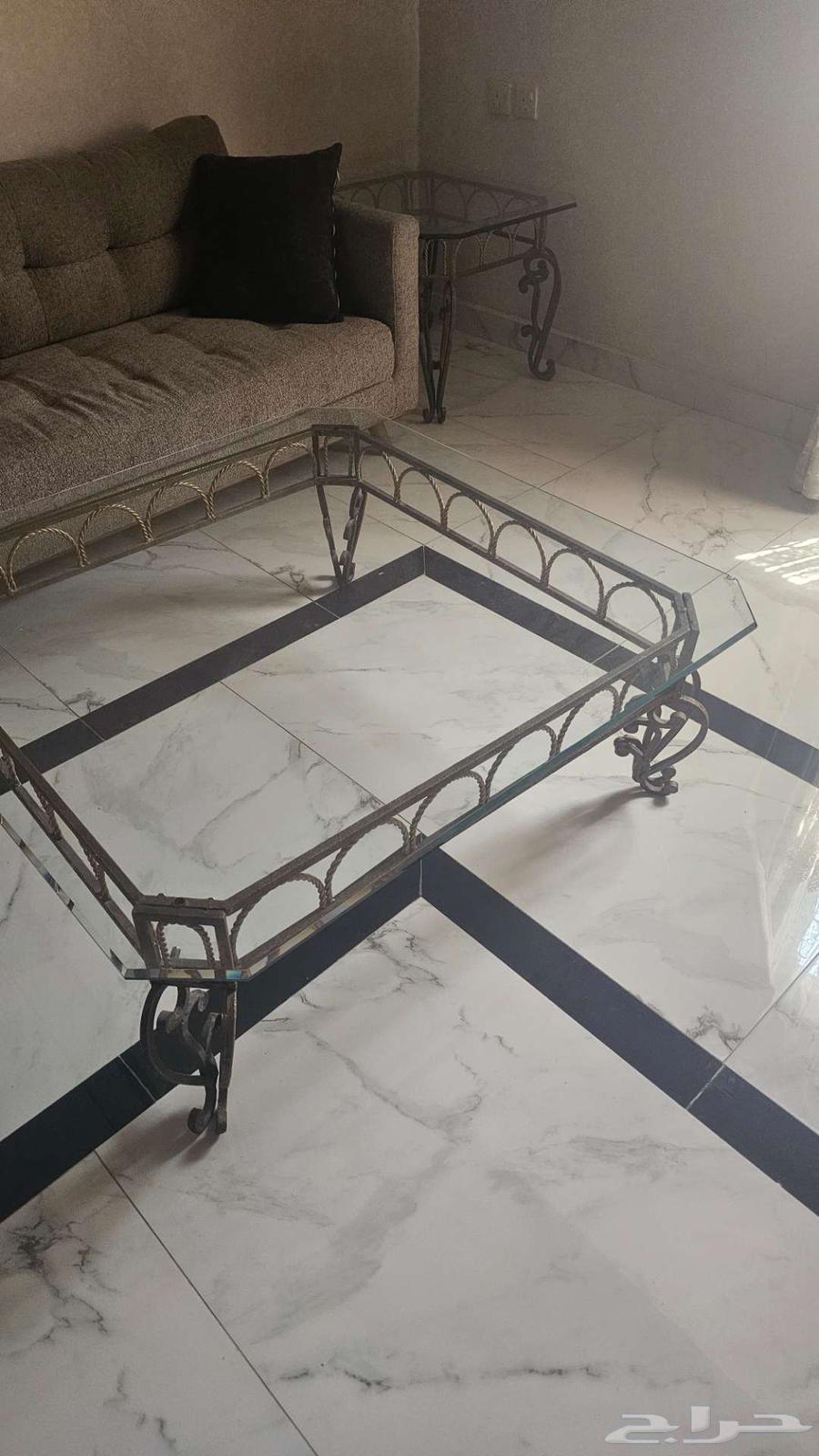 L-shaped sofa from Abiat with two free tables64429384304514114