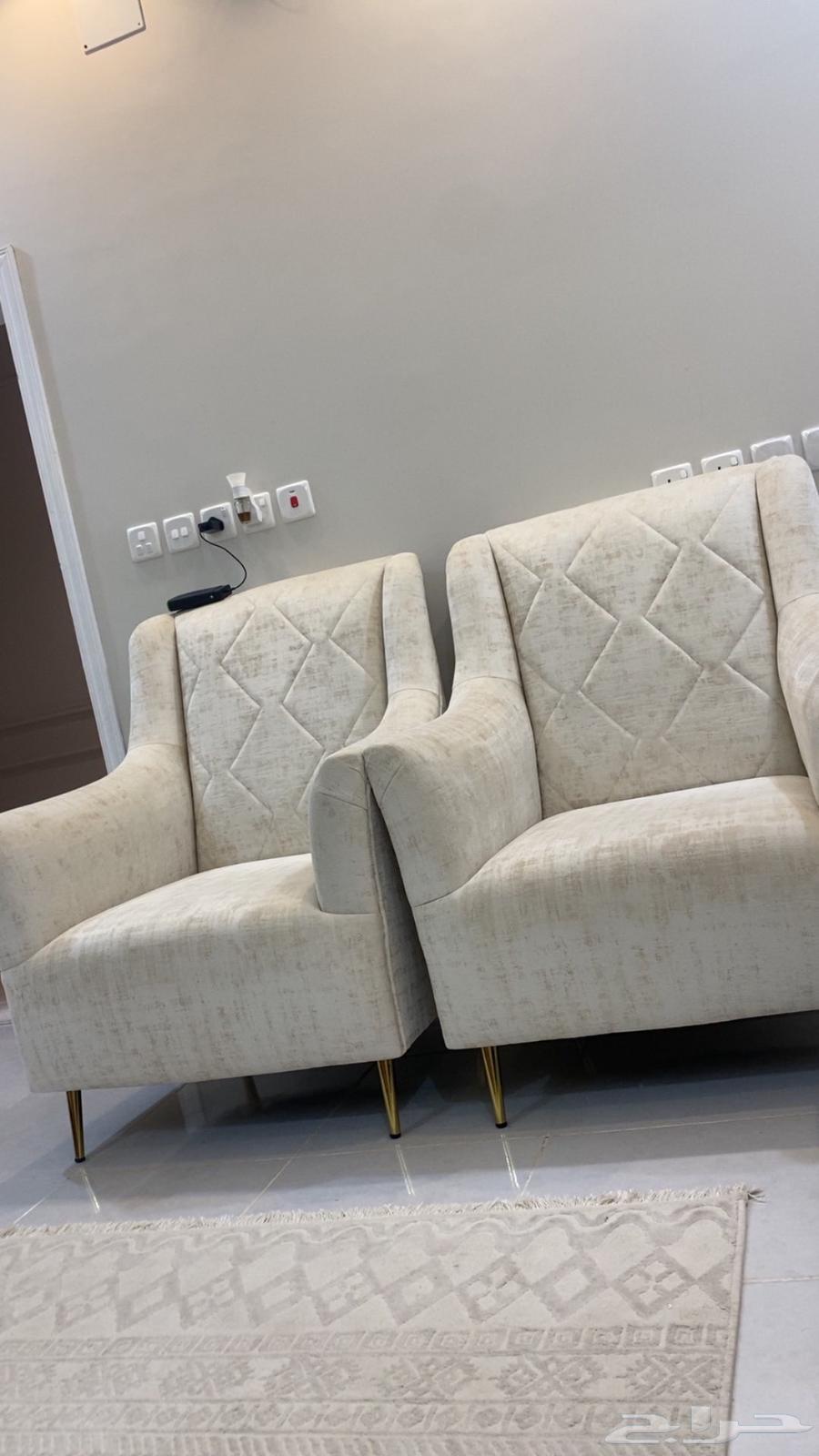 كراسي مودرن قطعتين للبيع64561967547139110