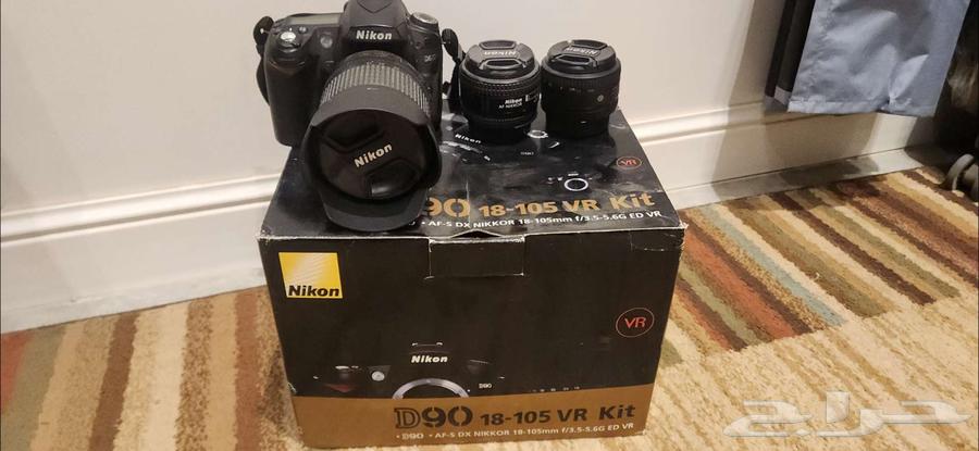 Nikon D90 Camera with Two Lenses 1.464559996023427112