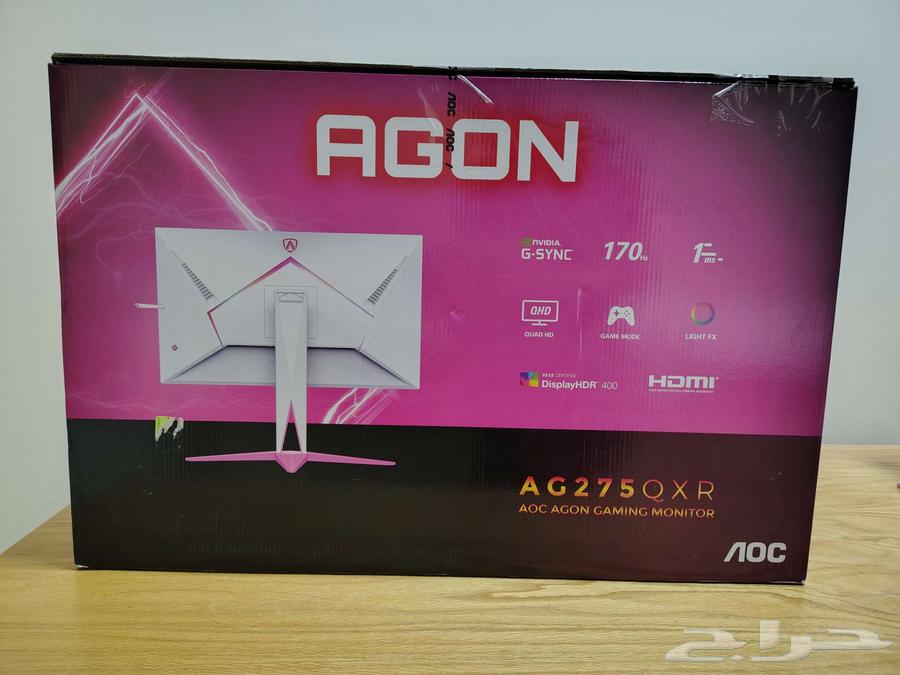 شاشة العاب AOC AG275QXR للبيع - بحالة ممتازة - 170Hz QHD64560416915841110