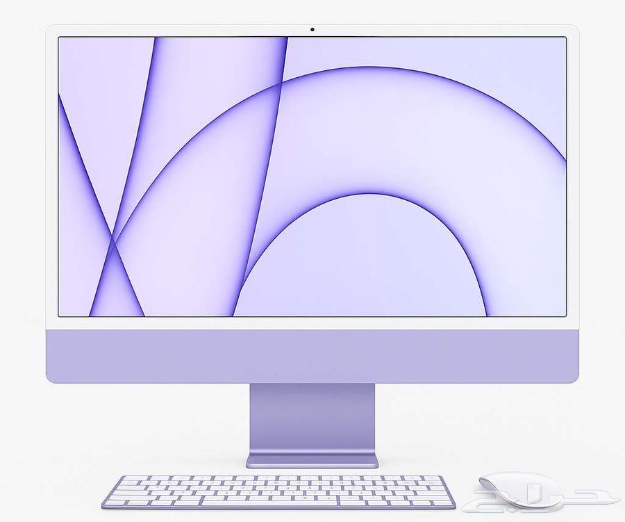 iMac 24-inch Purple, Like New, M1 Processor64555772396162110