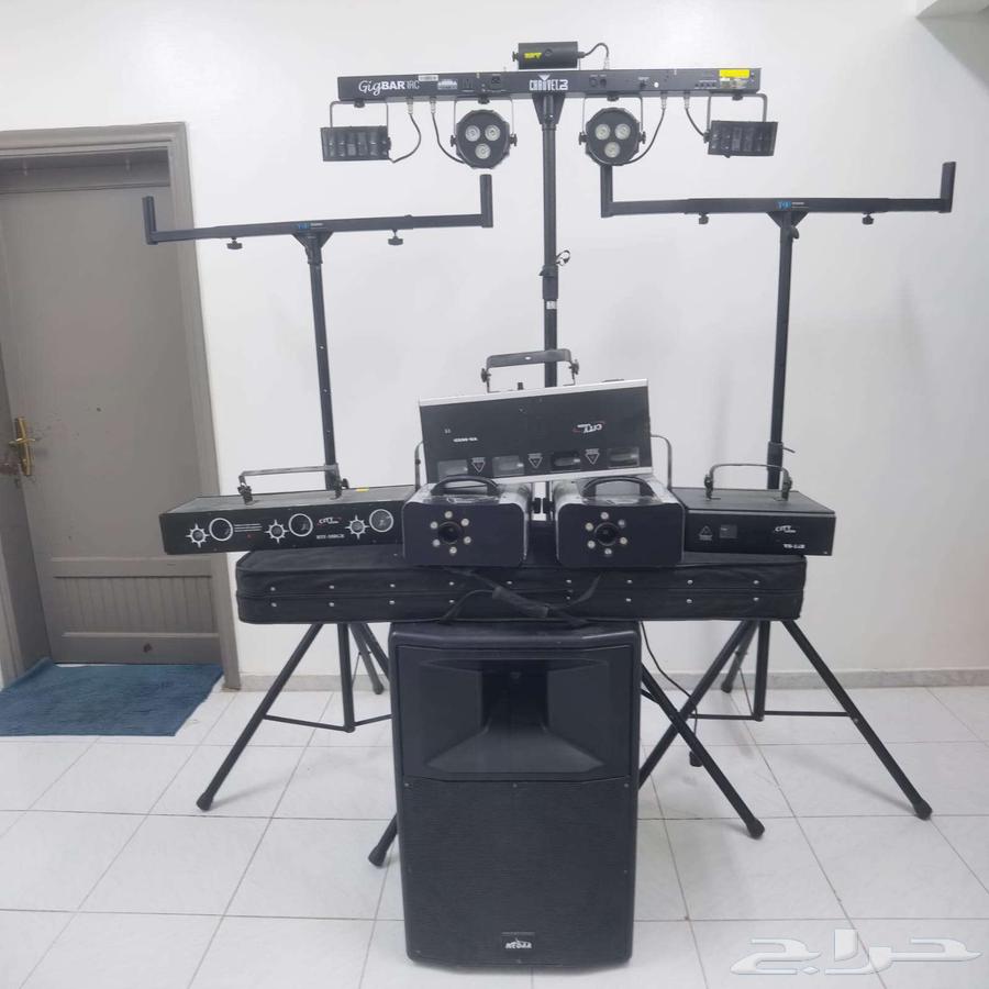 أجهزة حفلات مستعملة بسعر مغري ( ليازر - سماعة _ أجهزة دخان )64556211767555112