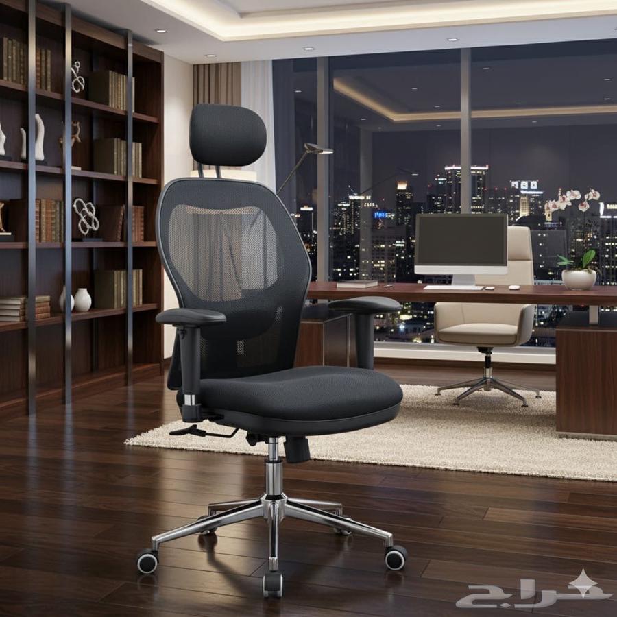 كرسي شبك مكتبي بتصميم الفخامة و كل اثاث مكتبي حصل هنا64562923028738110