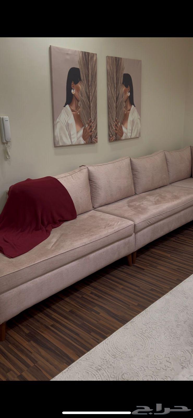 كنب للبيع بحاله جديده64566285809539110