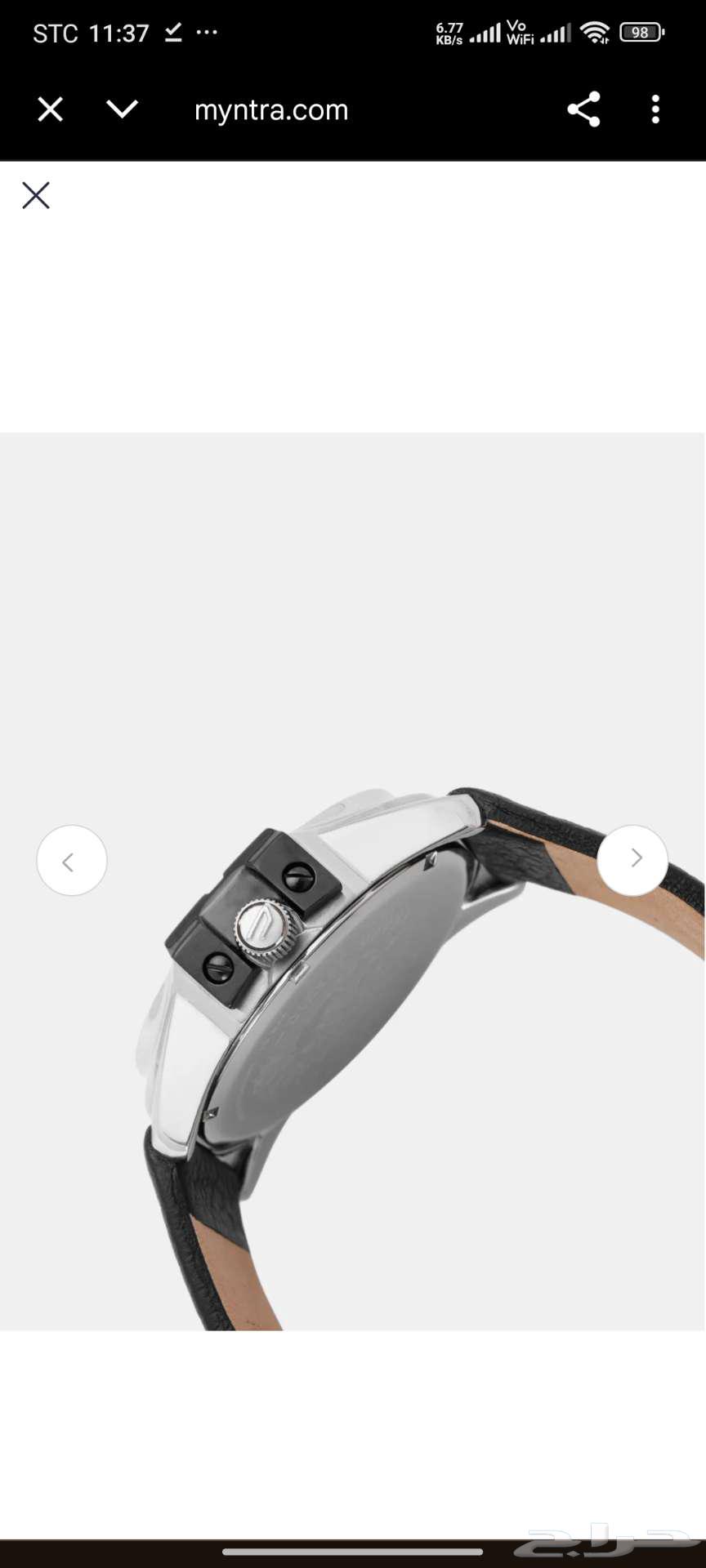 ساعة ديزل شبه جديدة رجاليه - Diesel64438888105859112