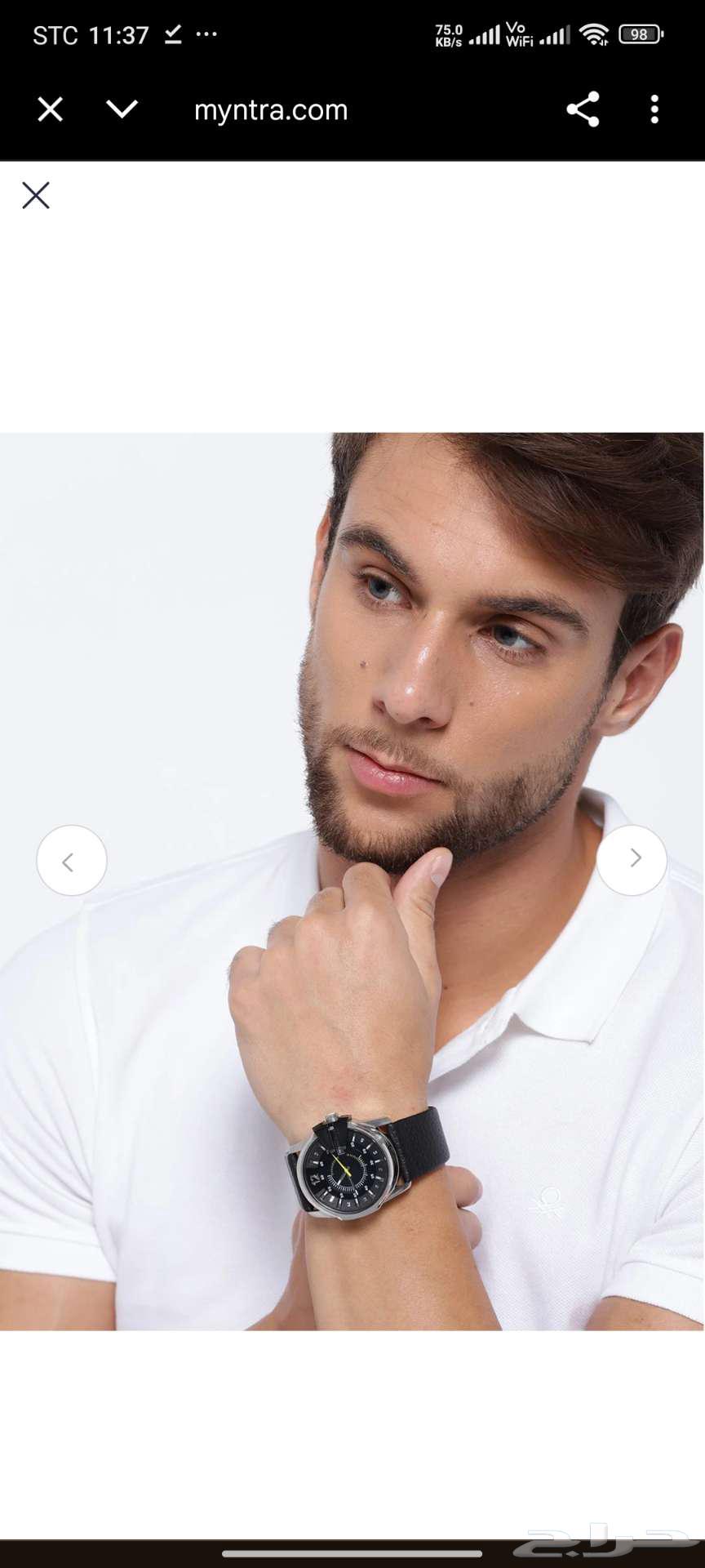 ساعة ديزل شبه جديدة رجاليه - Diesel64438888105859114