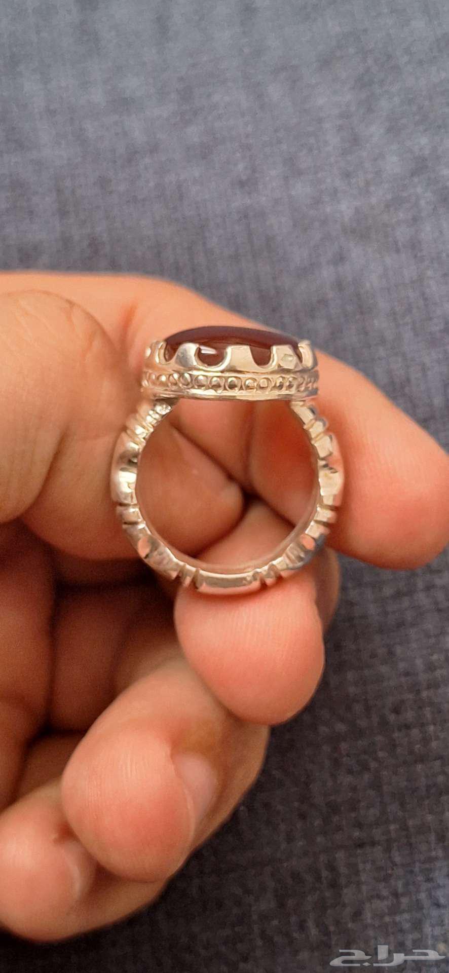 خاتم فضه ملكي فخم جدا64566396059907111