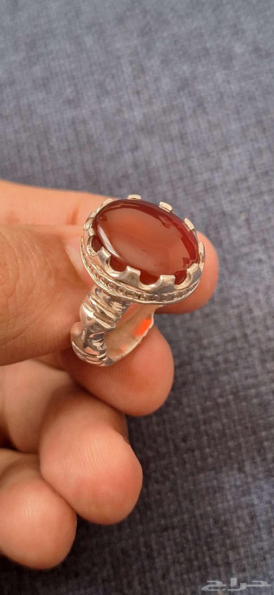 خاتم فضه ملكي فخم جدا64566396059907110