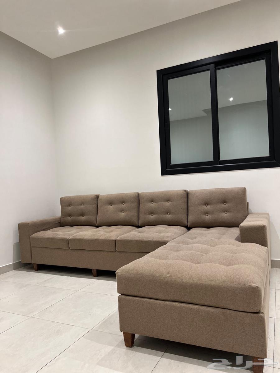كنب L غرفة معيشة شبه جديد للبيع64570230864387110