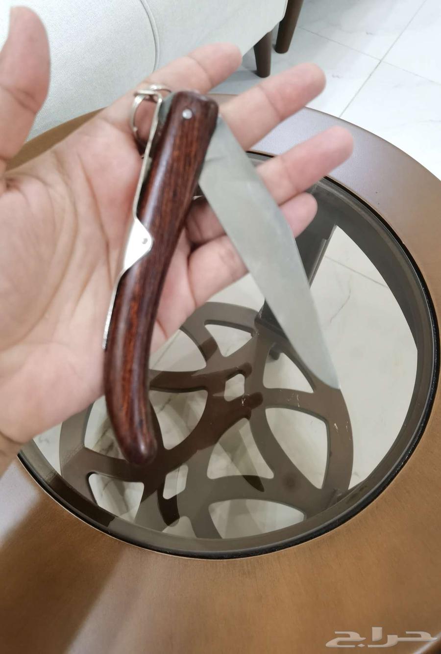 سكين اوكابي كربون استيل قديم جدا بوضع المصنع لم تستخدم64567725346946112