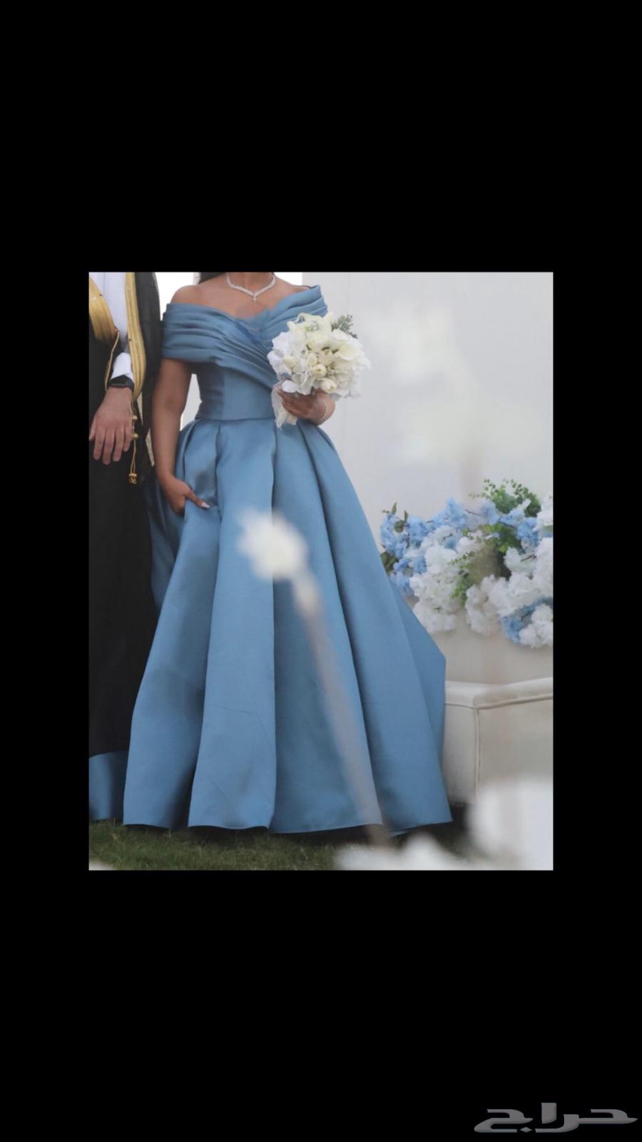 فستان ستان فخم وراقي ..64566631077763110