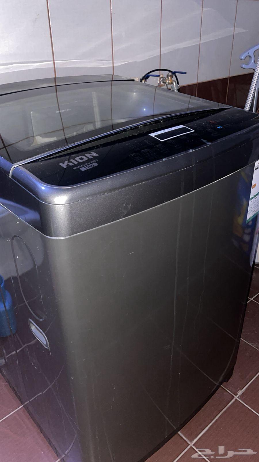غسالة اتوماتيك 15 كيلو للبيع kion64567476016386110