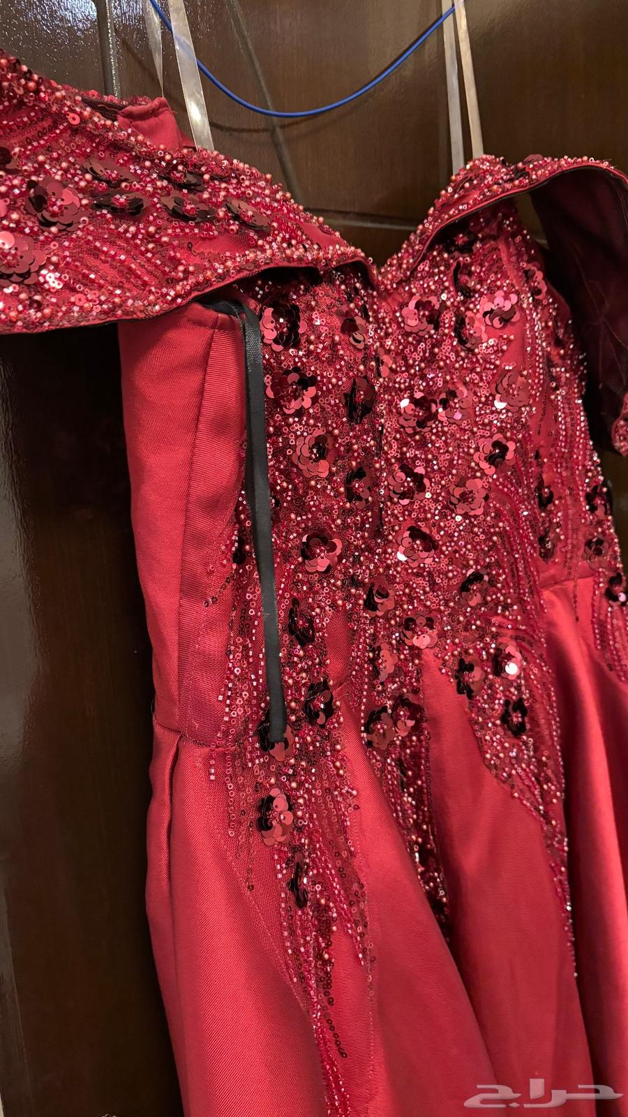 فستان زواج اختي منفوش وفخم والله م انعاد64563785261826110