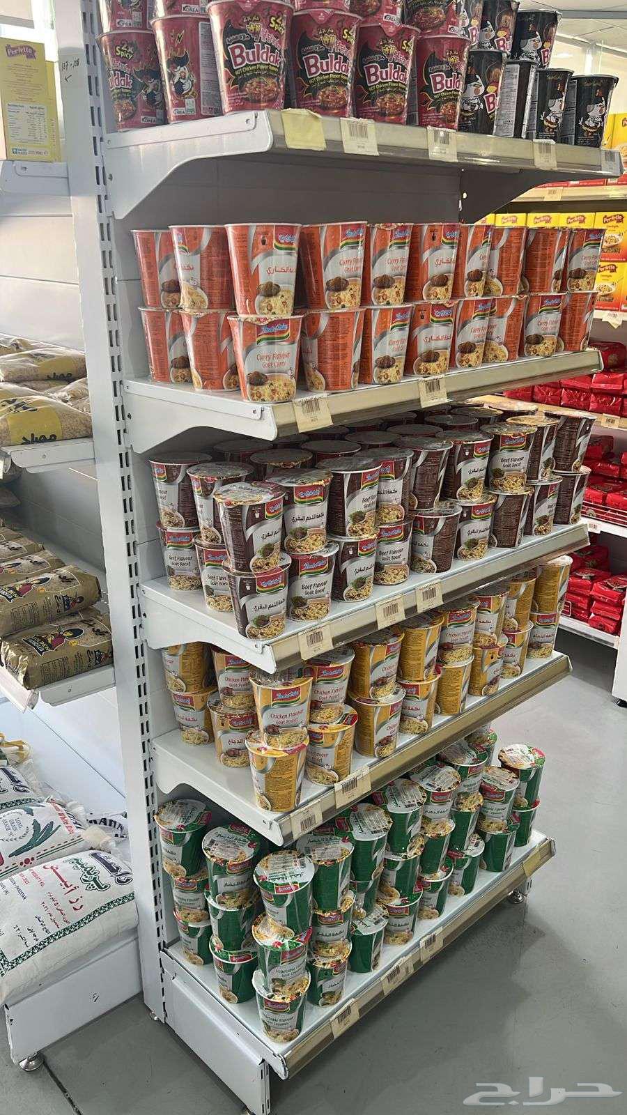 معدات وارفف فرع سوبرماركت البيع بالكامل للصامل64565158418562114