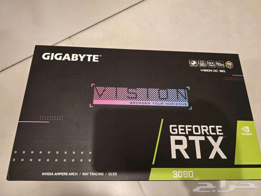 Gigabyte GeForce RTX 3080 Vision OC Graphics Card64564866481281110