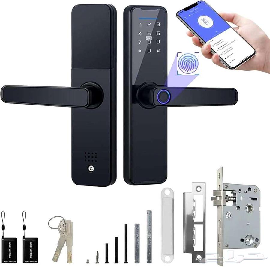 كالون اسمارت قفل ذكي اسكاب باب خشب64564685057922110