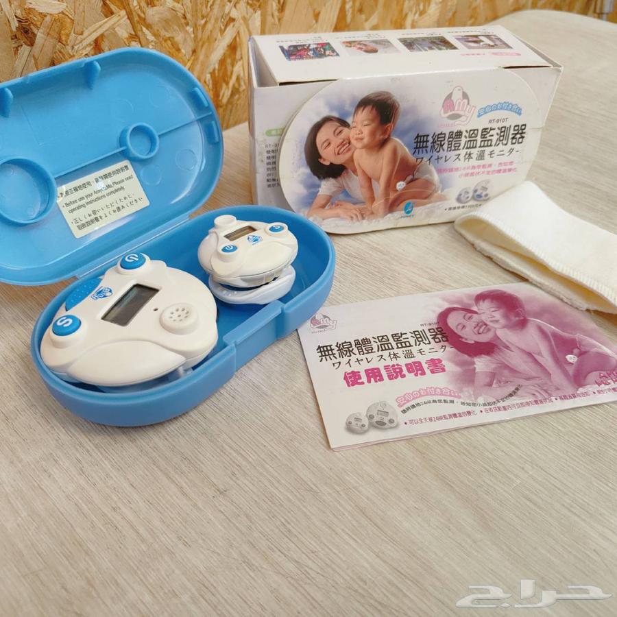 جهاز حراره للاطفال.يتكون من جهازين واحد تنبيه والثاني بالطفل64569535784193111