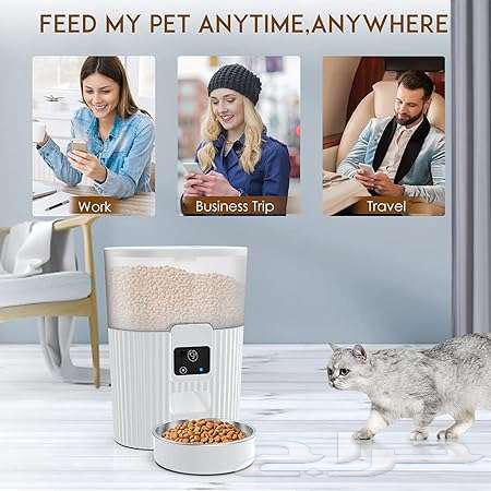 Newentor Smart Automatic Cat Feeder with WiFi App64575684715905113