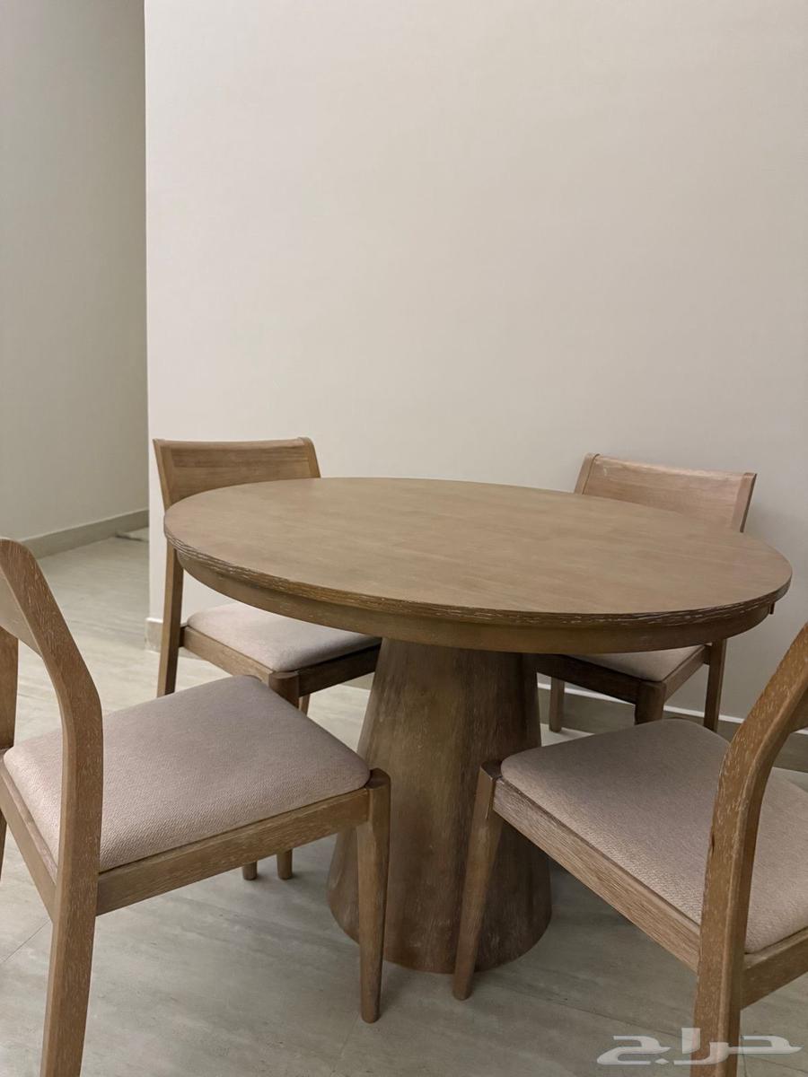 طقم سفرة 4 مقاعد - طاولة طعام خشبي64577769096194114
