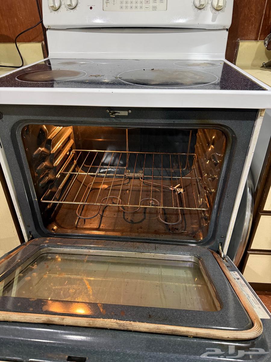 موقد طهو سيراميك كهربائي من 4 شعلات أبيض64574383463939113