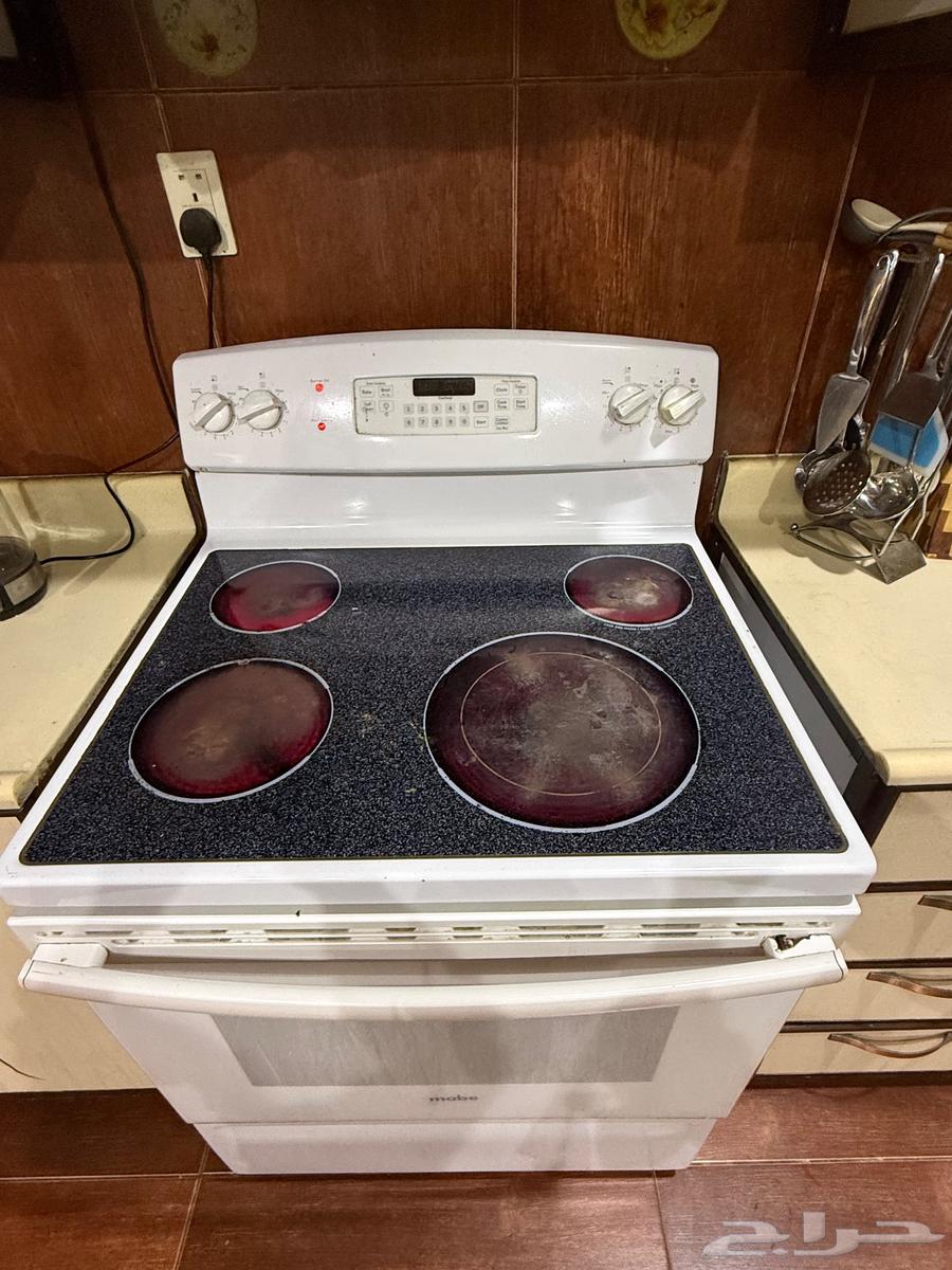 موقد طهو سيراميك كهربائي من 4 شعلات أبيض64574383463939111