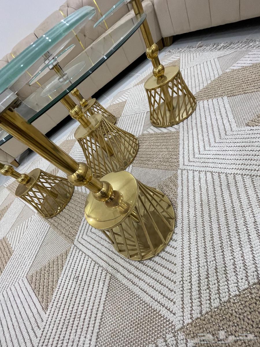 طقم مجلس مع طاولات مع سجاد64574411269379112