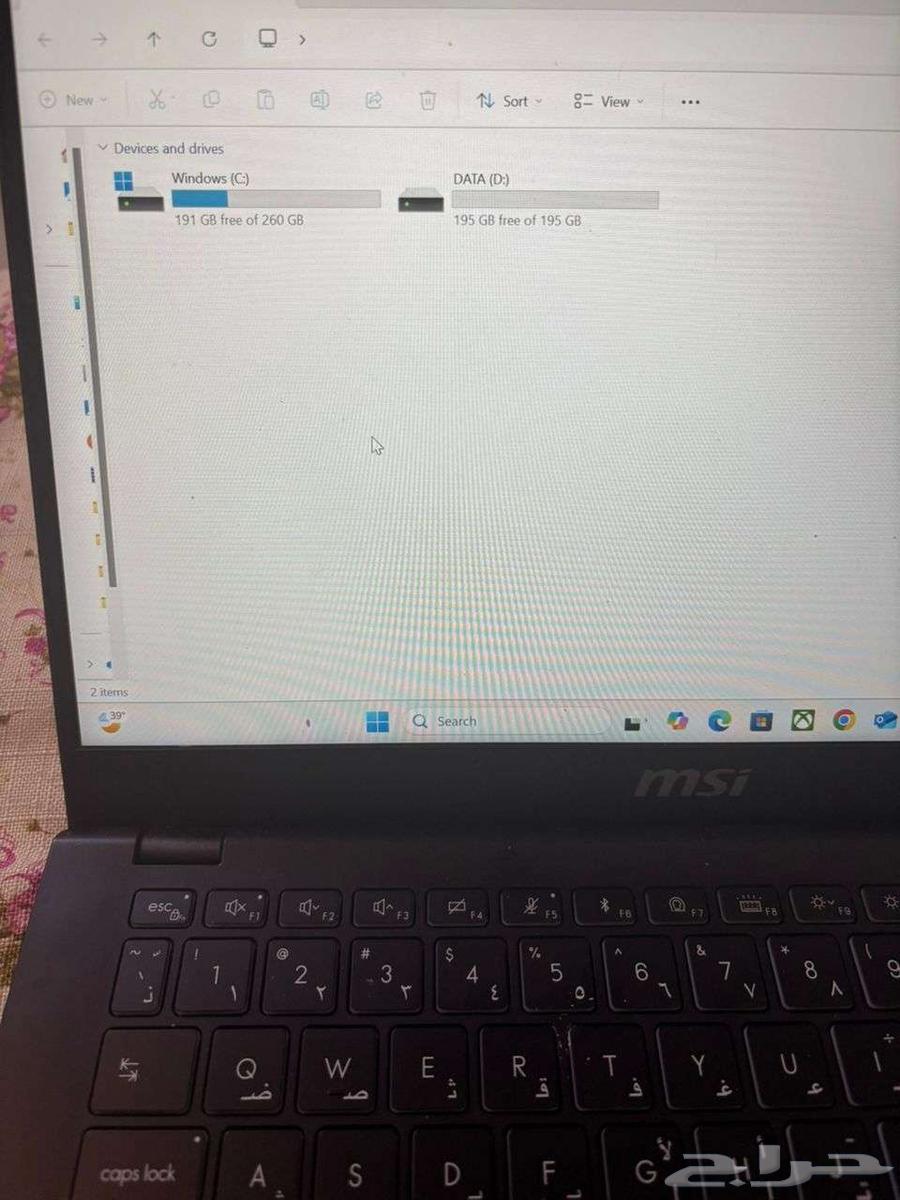 للبيع لابتوب MSI موديل 14 مودرن جدا نظيف مع الملحقات64575587335041112