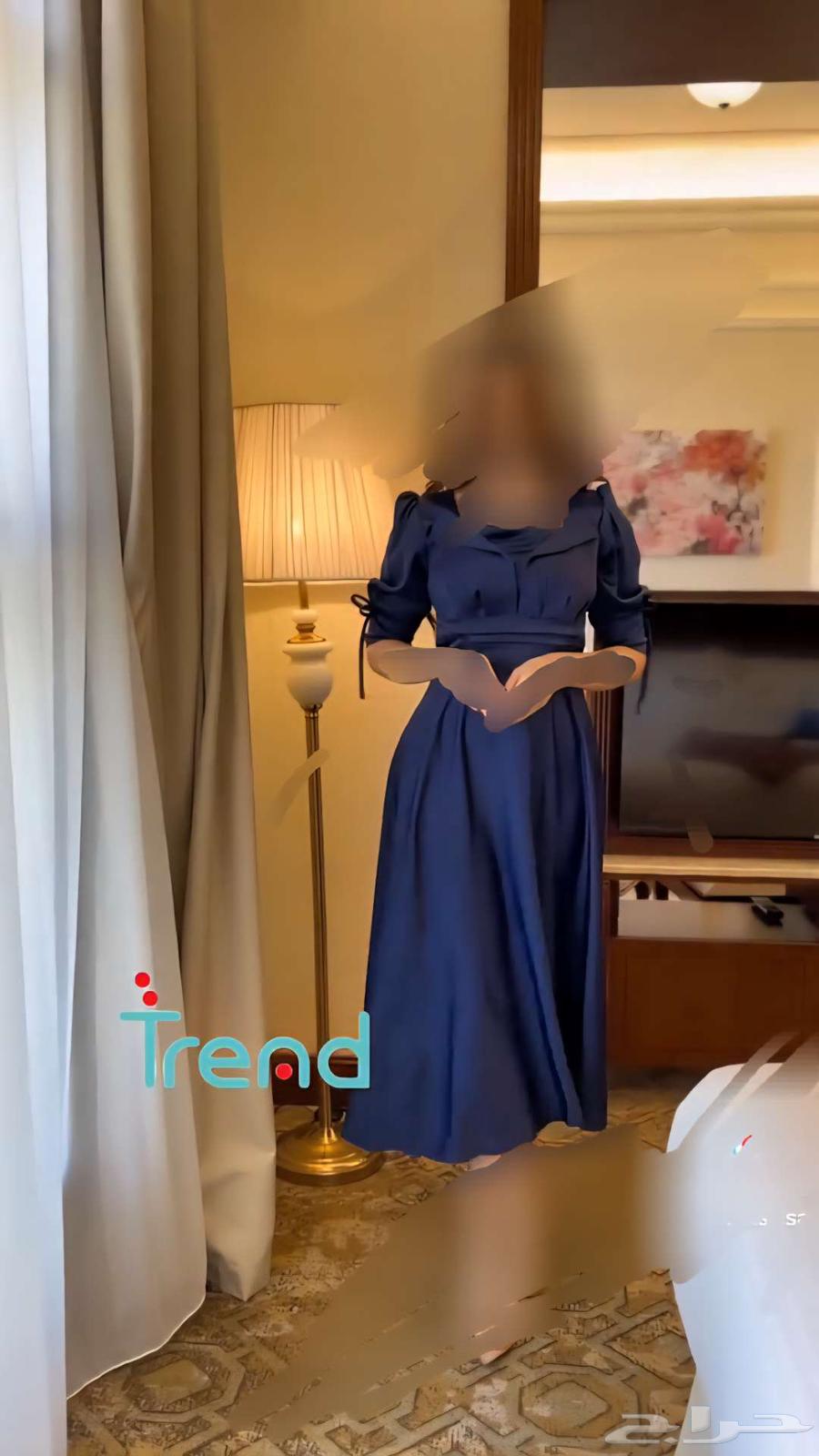 فستان كحلي جديد غير ملبوس ب200ريال64580308345602110