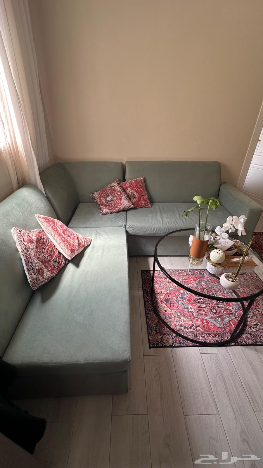 عندي كنبين شبه جديده للبيع ب 70064576255676929112