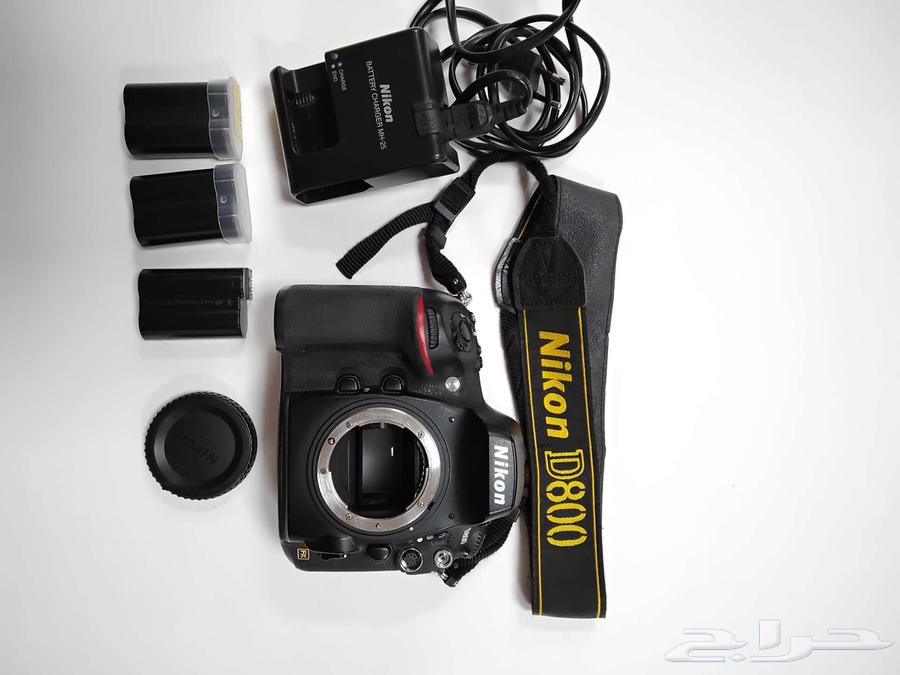 للبيع كاميرا فل فريم نيكون D800 Nikon64551290995329110