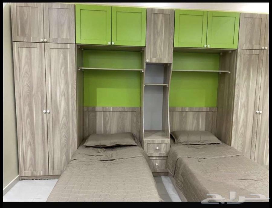 غرفة نوم نفرين بحاله ممتازه64578409622529111