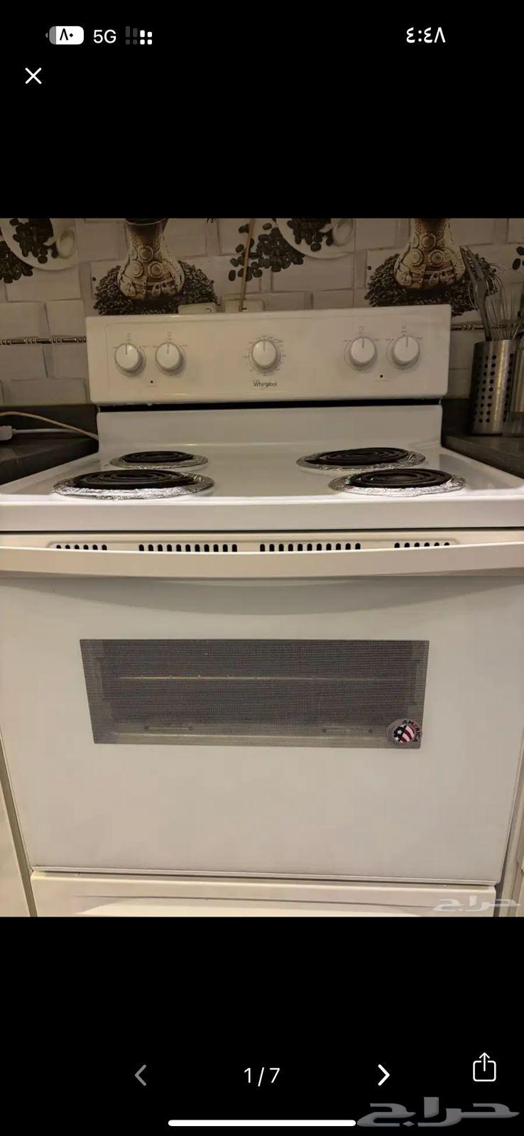 فرن ويرلبول كهربائي امريكي64584602910595110