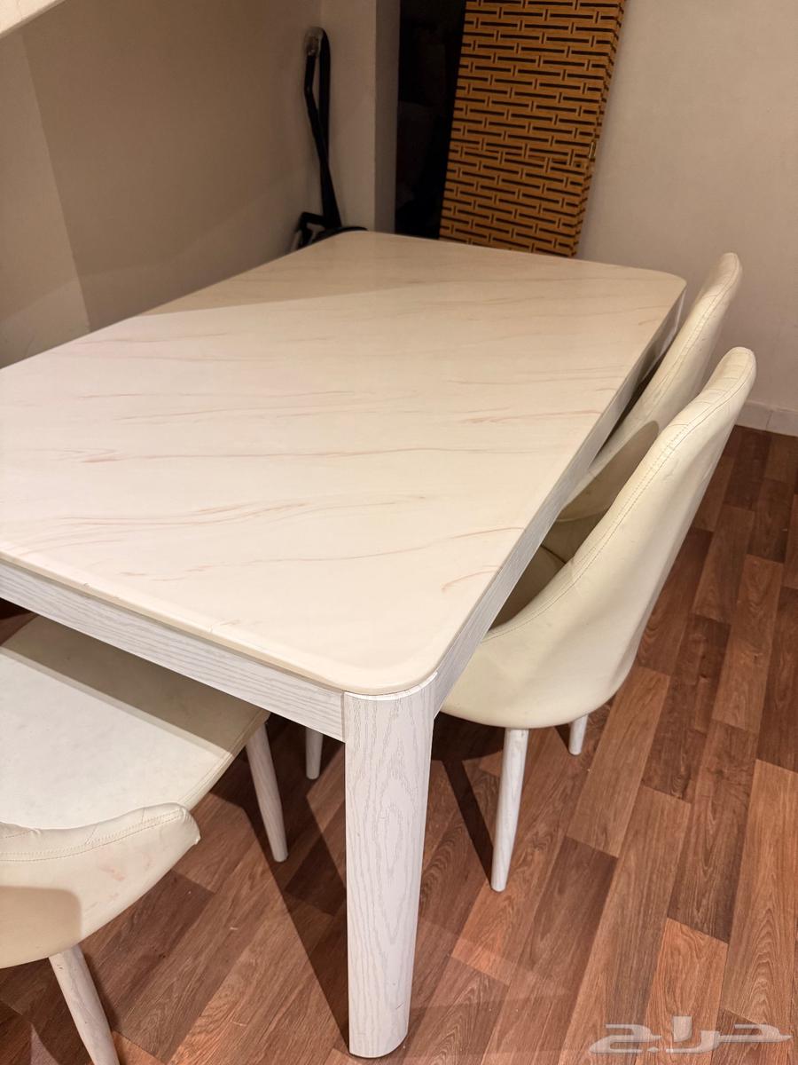 طاولة طعام ست أشخاص64581965912323112