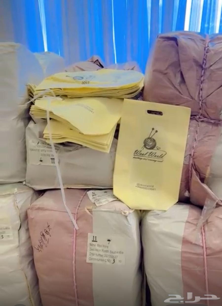 اكياس قماش للمحلات مقاس 20 40 الكمية 9000 كيس64582951752321111