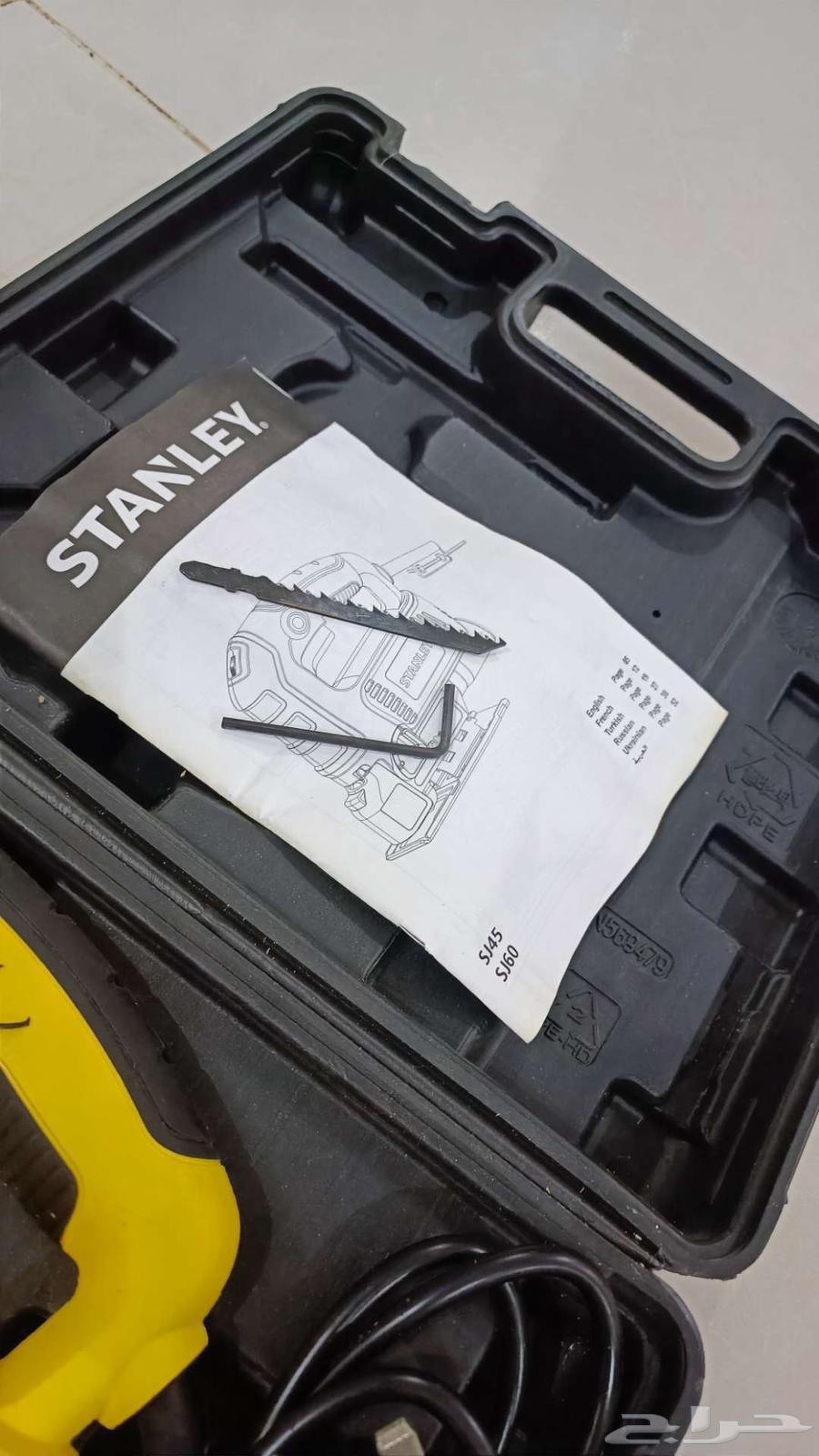 للبيع   استانلي منشار ترددي 600 واط64587552913922112