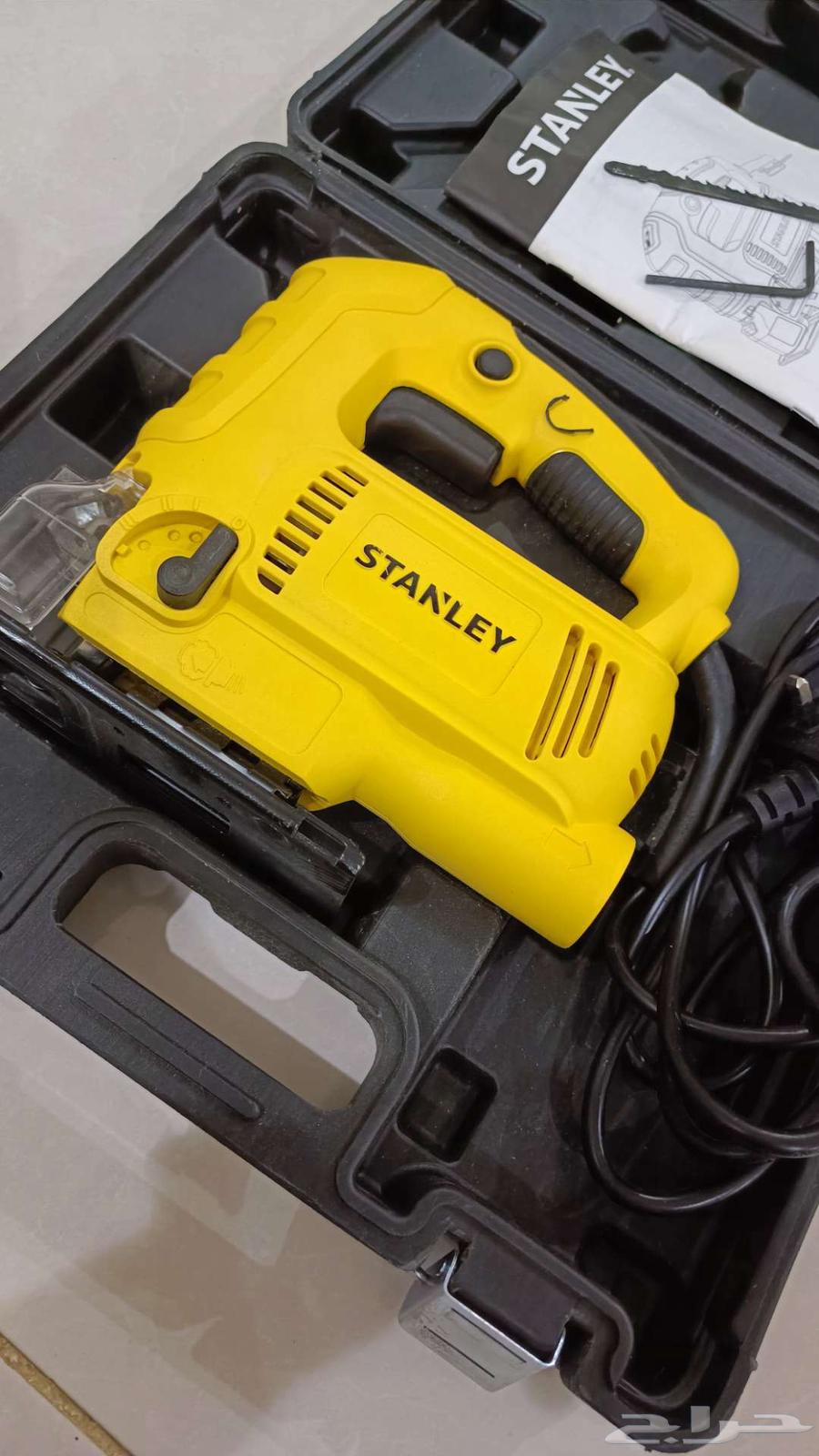 للبيع   استانلي منشار ترددي 600 واط64587552913922110