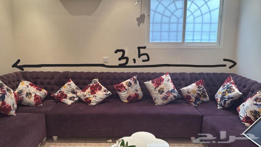 طقم كنب متصل تقريبا 15 متر مثل ما هو موضح64583144132866111