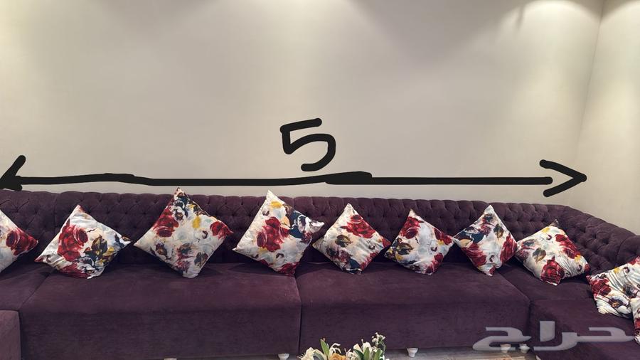 طقم كنب متصل تقريبا 15 متر مثل ما هو موضح64583144132866110