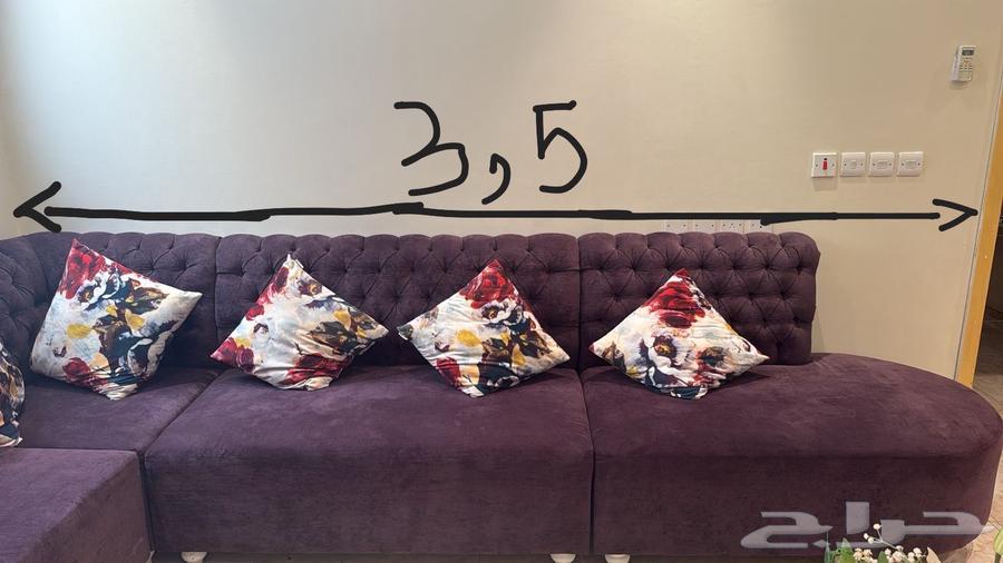 طقم كنب متصل تقريبا 15 متر مثل ما هو موضح64583144132866112