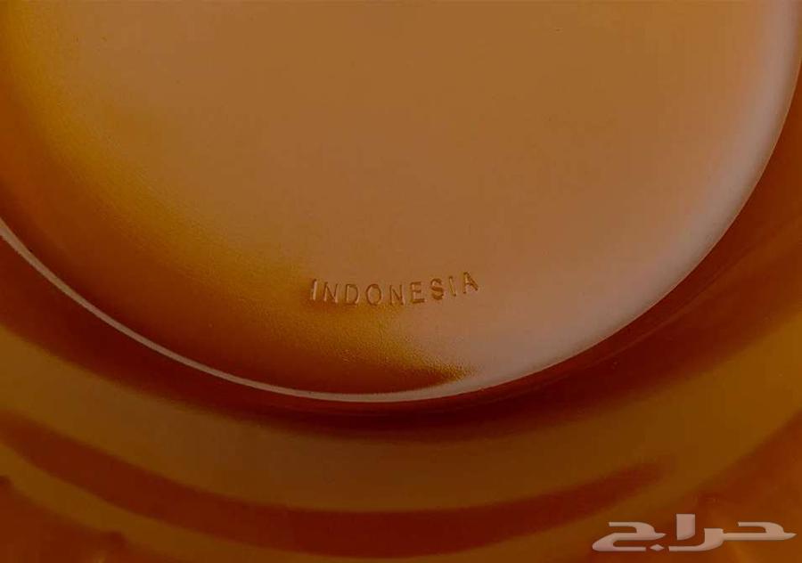 صحن زجاج قديم عسلي64584433008513113