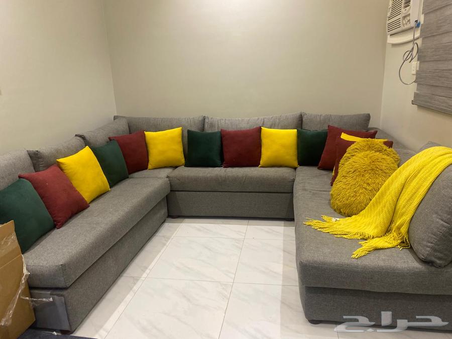 كنب رمادي للبيع64583866163971110